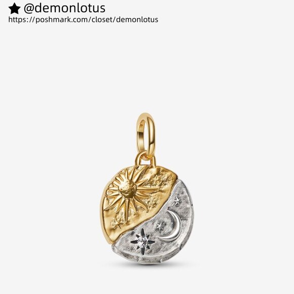 Pandora Sun and Moon Necklace Set - Picture 1 of 3